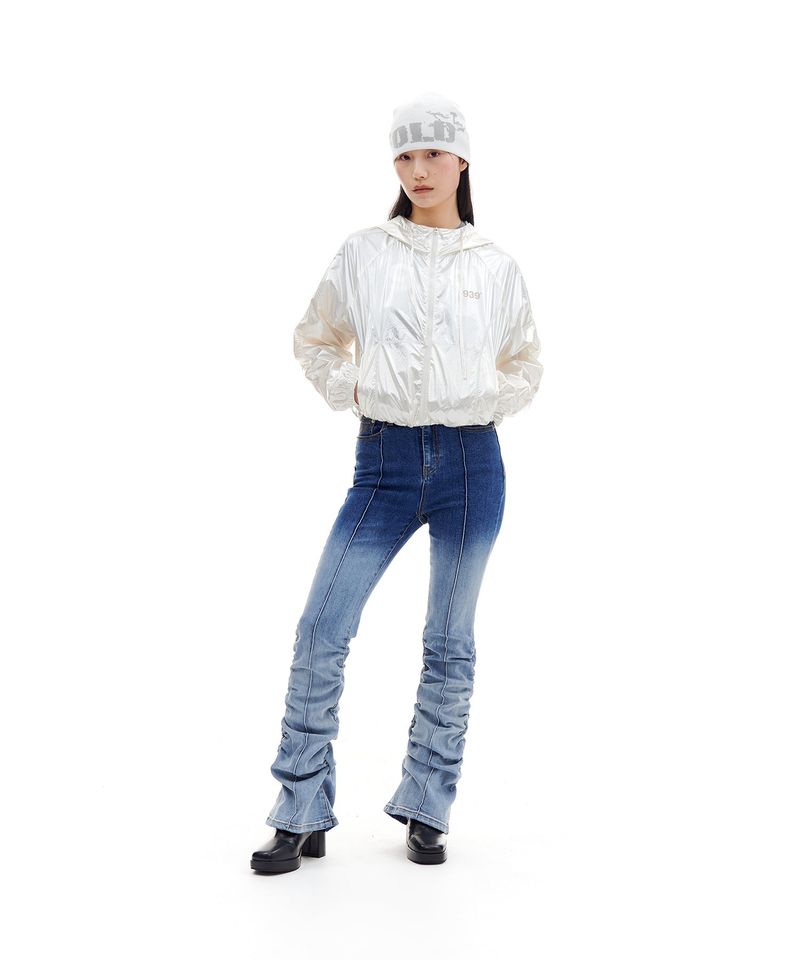 BOLD UNCUFFED BEANIE (WHITE)