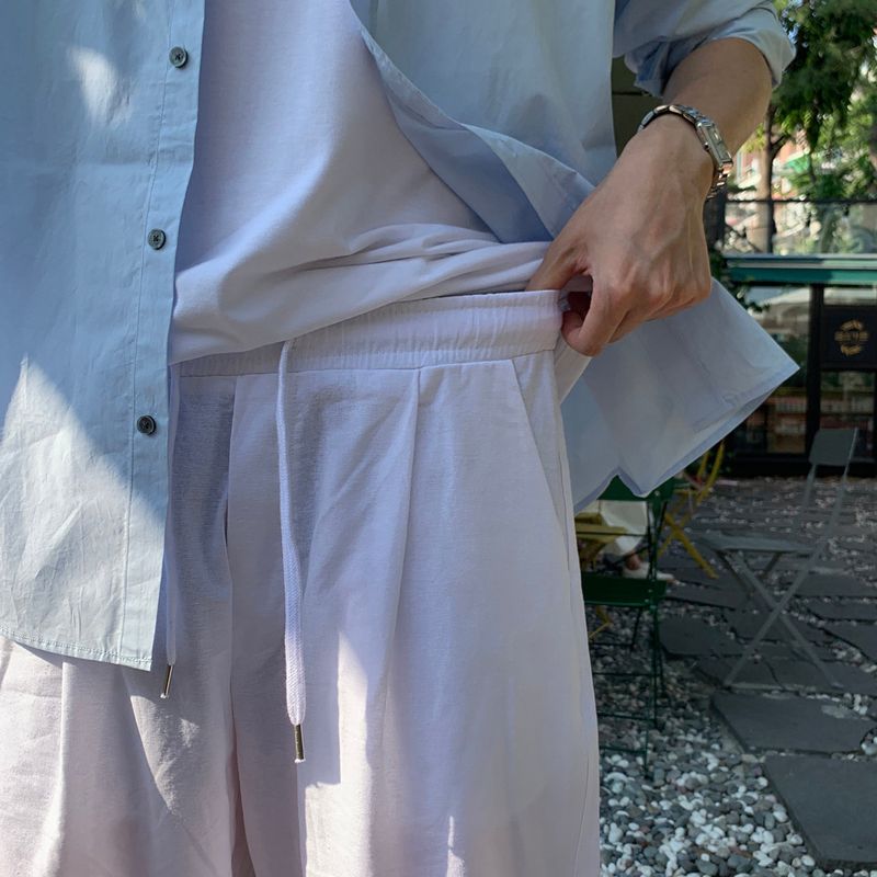 LMN マーエッセンシャルリネンセミオーバーシャツ (12 colors)