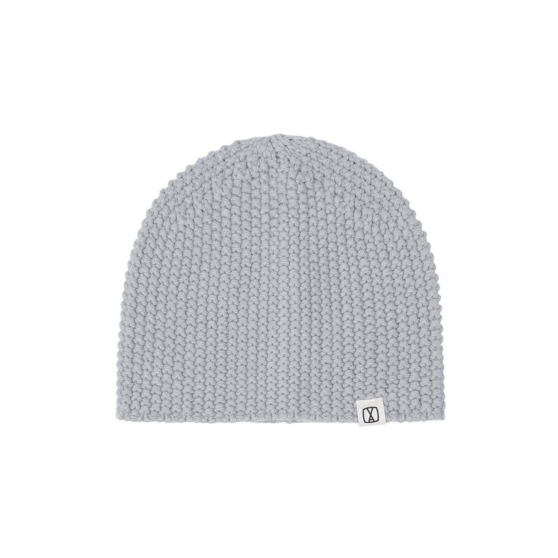 VA Square Label Cozy Beanie / Gray