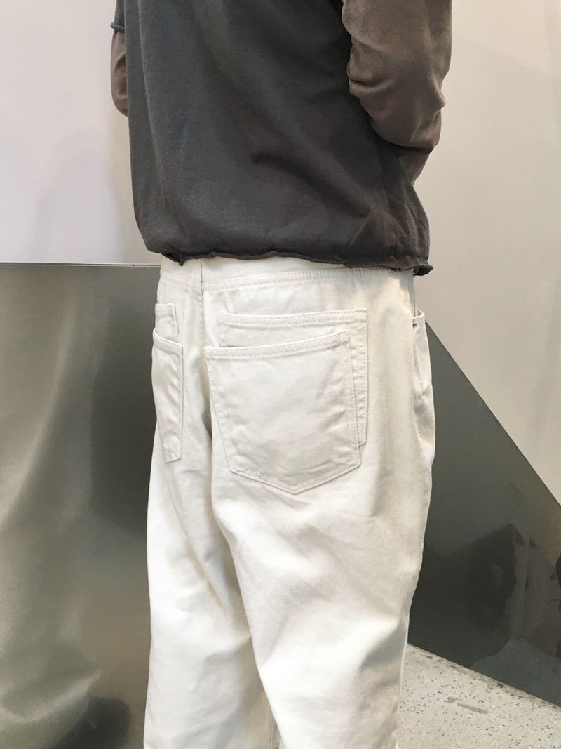 Doen Semi-Flare Cotton Pants 3C