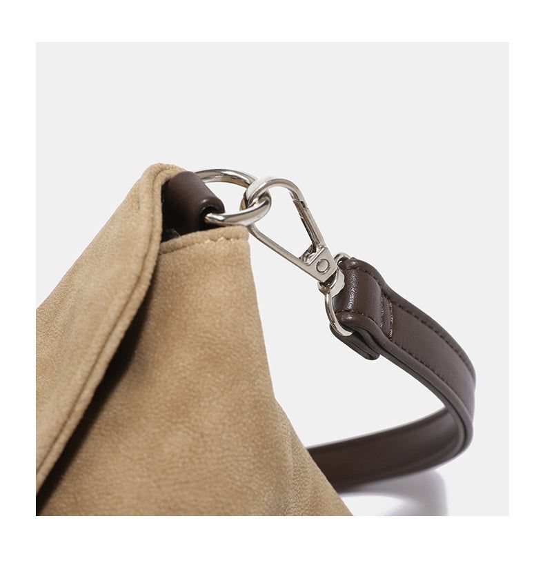 Vintage Peach Texture Pillow Shoulder Bag