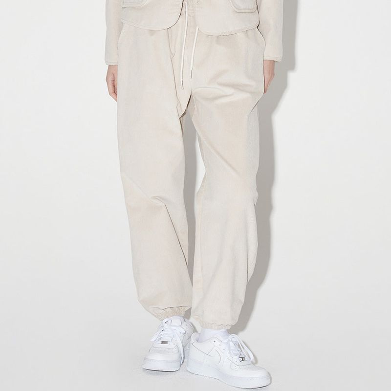 コーデュロイベンディングジョガーパンツ / Corduroy Banding Jogger pants [BEIGE]