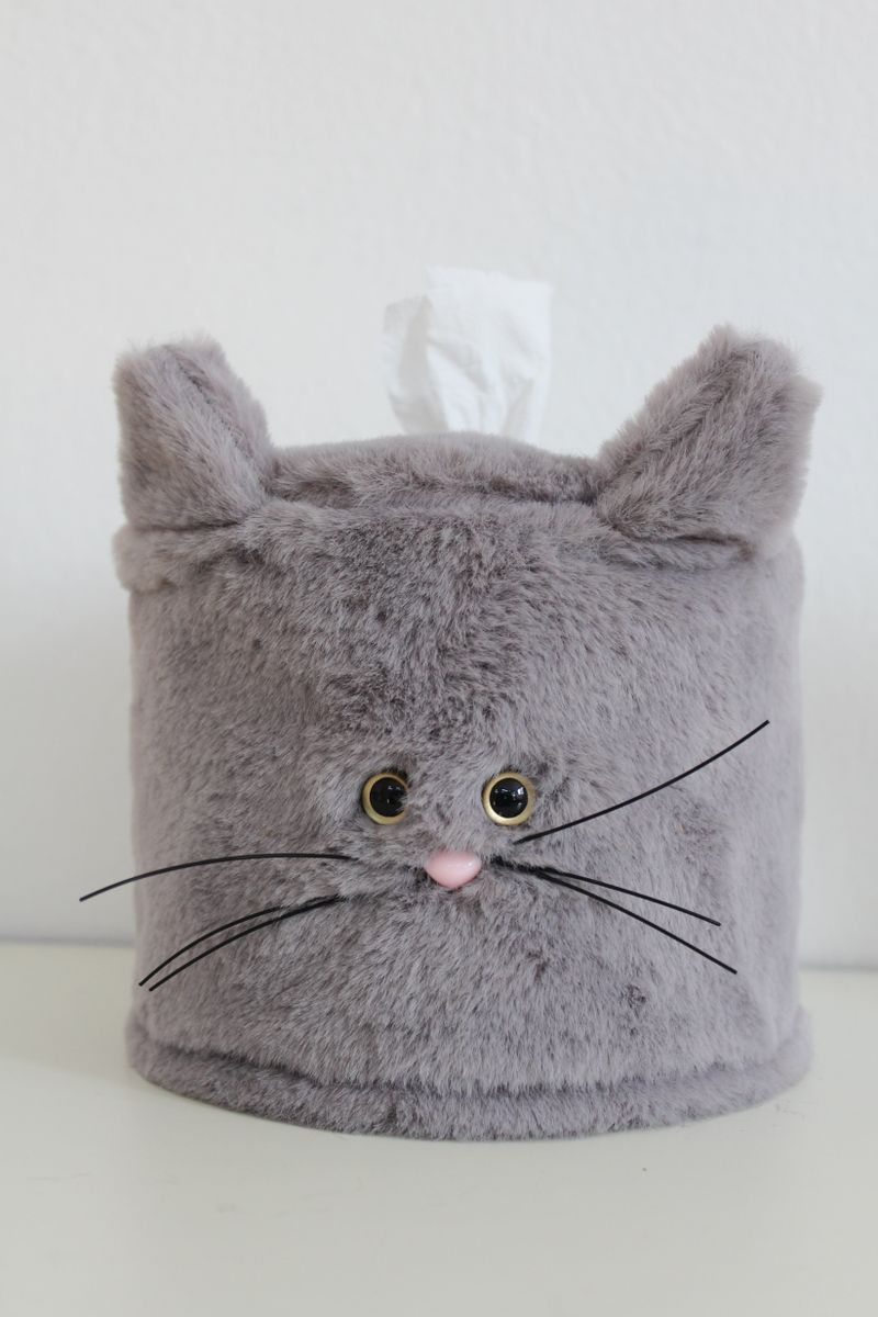 kitten roll tissue cover, tissue case