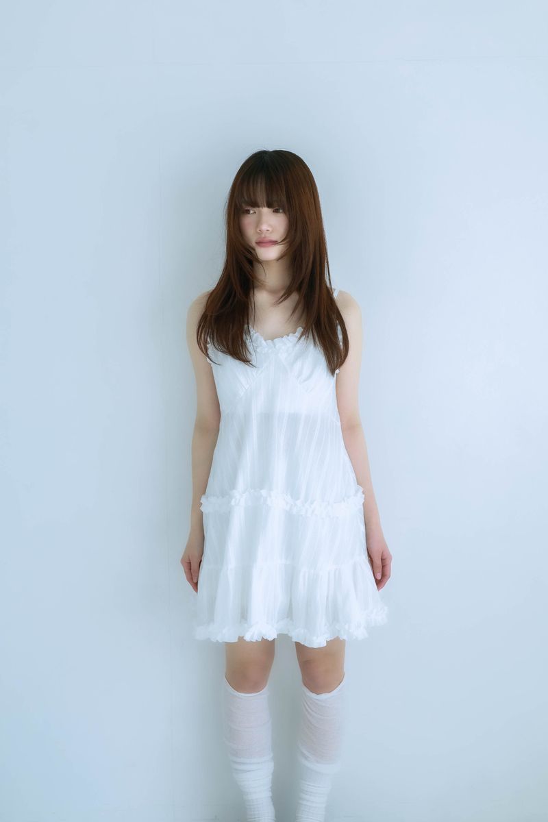 LITALMUTE(リタルミュート)の「frill cami onepiece(white)(Dresses)」