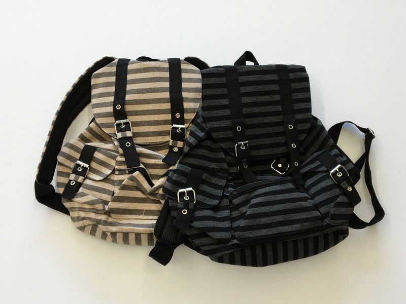 Willy Stripe Backpack (2color)