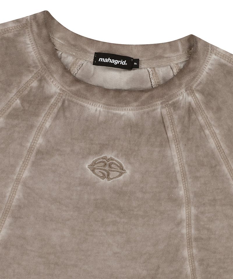 CURVED SEAM CROP TEE