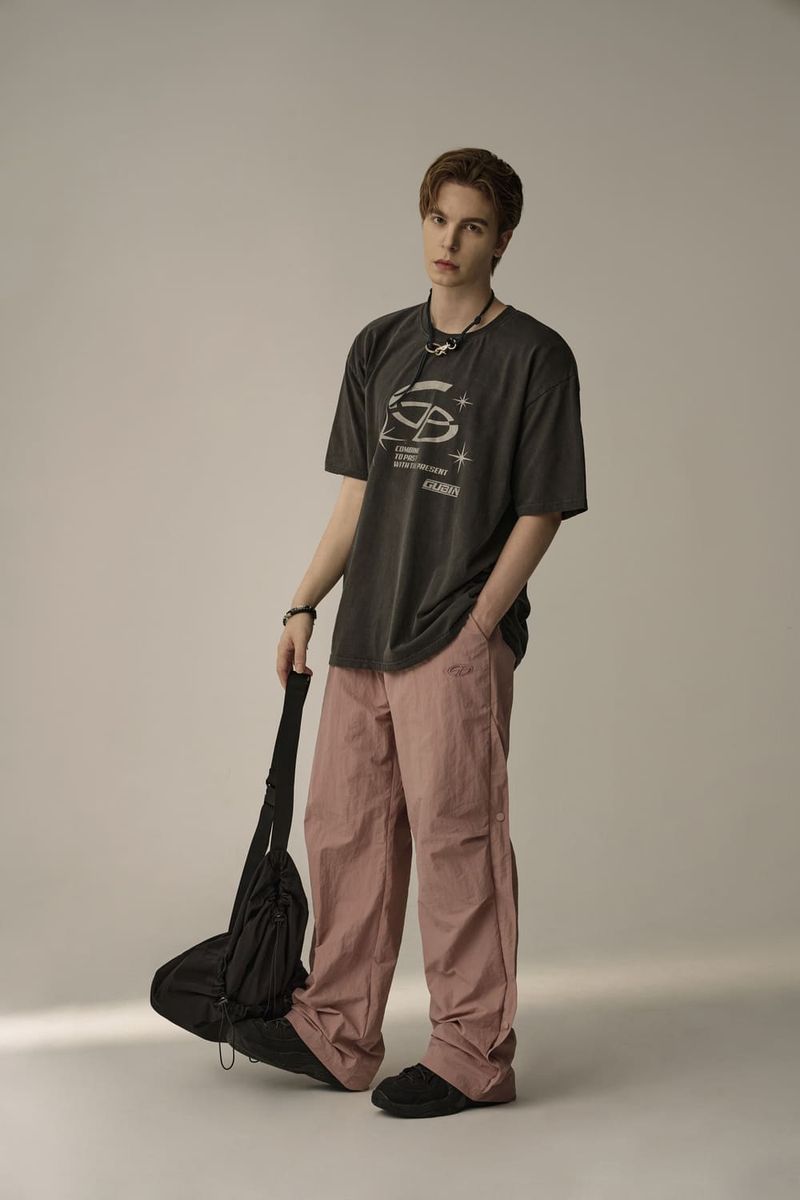 PIGMENT STARLIGHT T-SHIRTS(CHARCOAL)