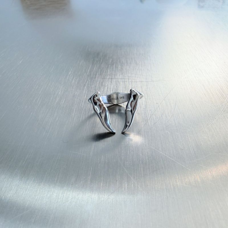 FADE MEET（フェードミート）の「Liquid Silver Ring（Accessories）」