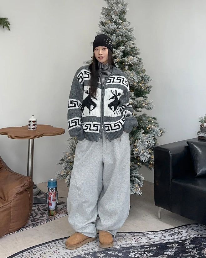 Edith Adjust Brushed Incision Pants