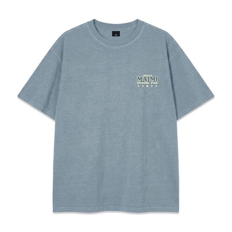 paradise feels pigment-dyed short-sleeve t-shirt (3color)