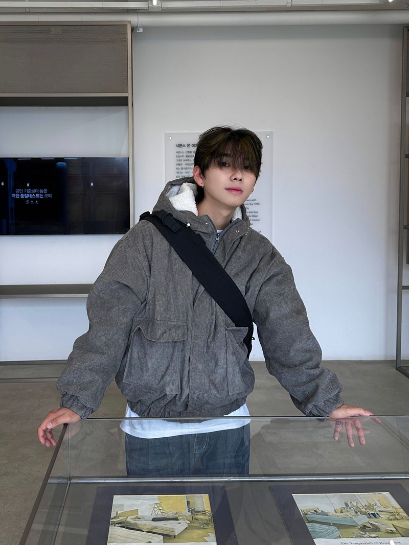Number Jack Corduroy Hooded Jacket 3C