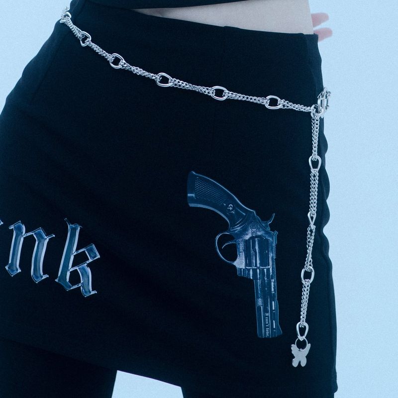 1 6 butterfly chain belt