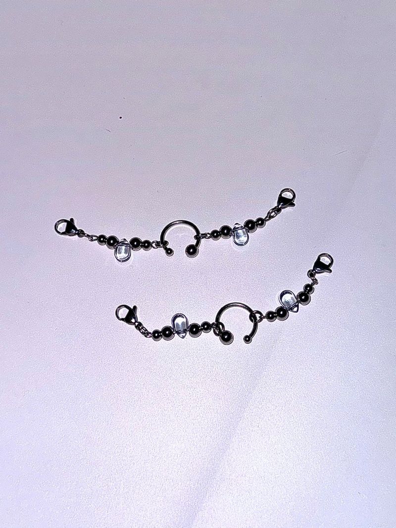 Pierced custom shoes charms (2set)