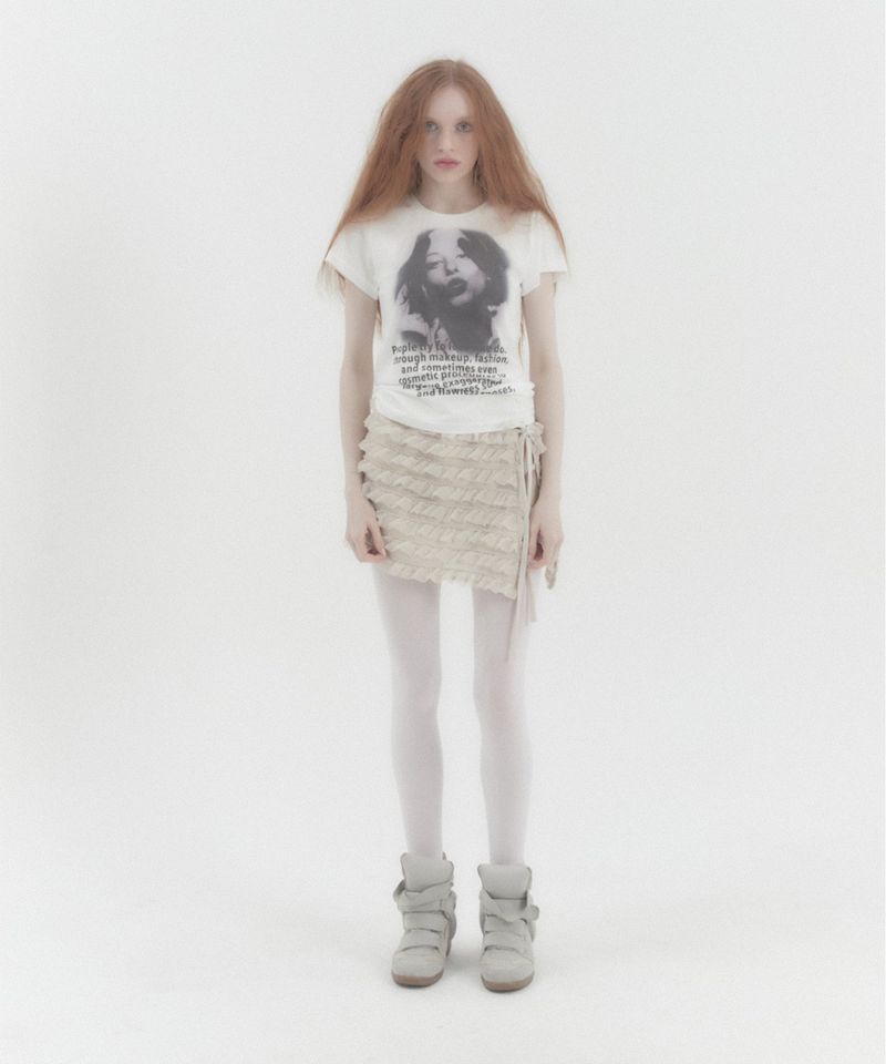 Your Skin Short Sleeve Tee Ivory