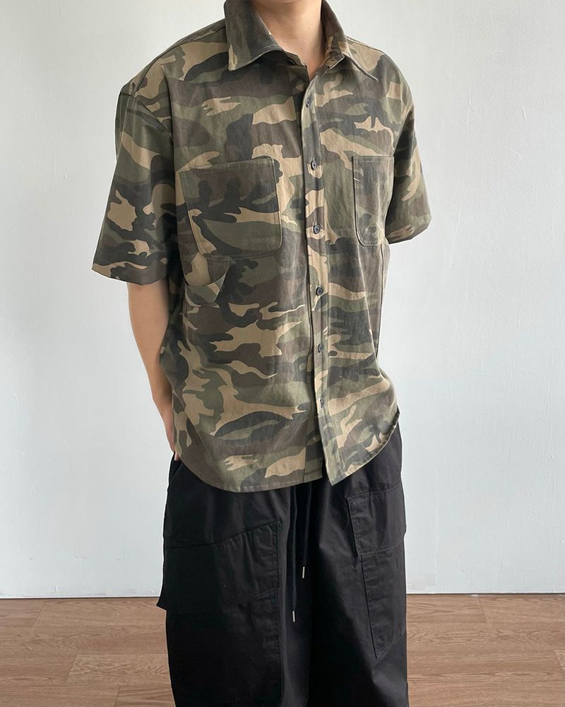 Mark Camo Short-Sleeved Shirt