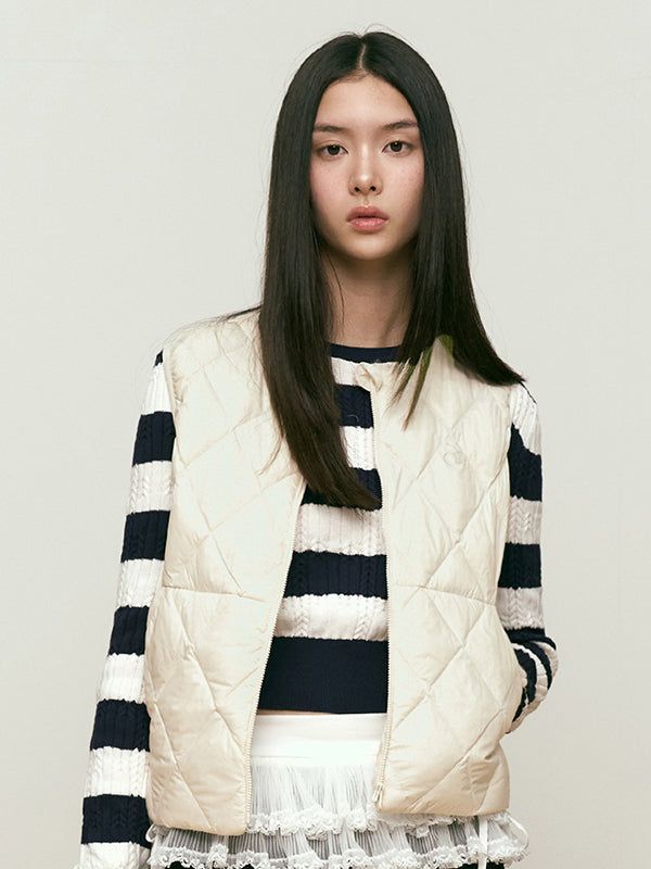 KIRSH（キルシー）の「KIRSH CLOUD DOWN VEST [IVORY]（Jackets/Outerwear）」