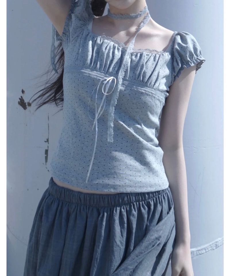 hazel scarf tee