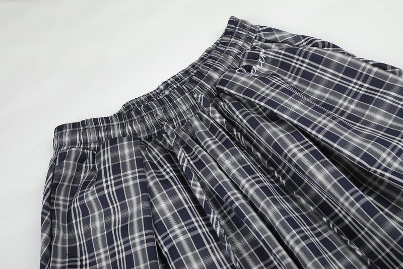 Marnie Layered Check Wide Pants