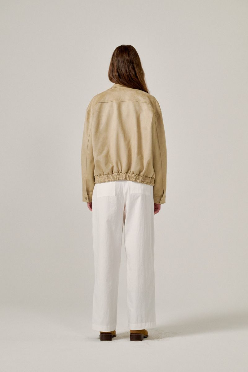 Suede jumper (Beige)