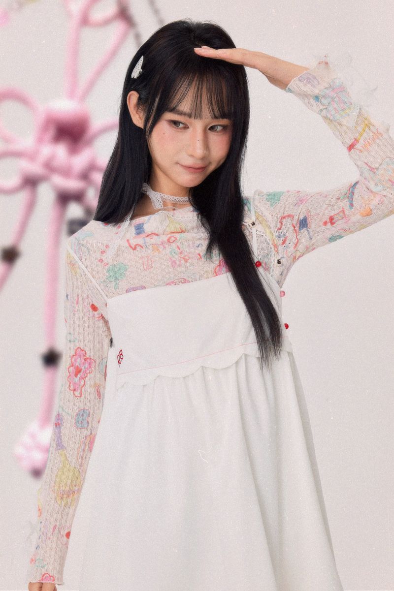 RedBean（レッドビーン）の「Dear Days Sheer Lace Top（Tops）」