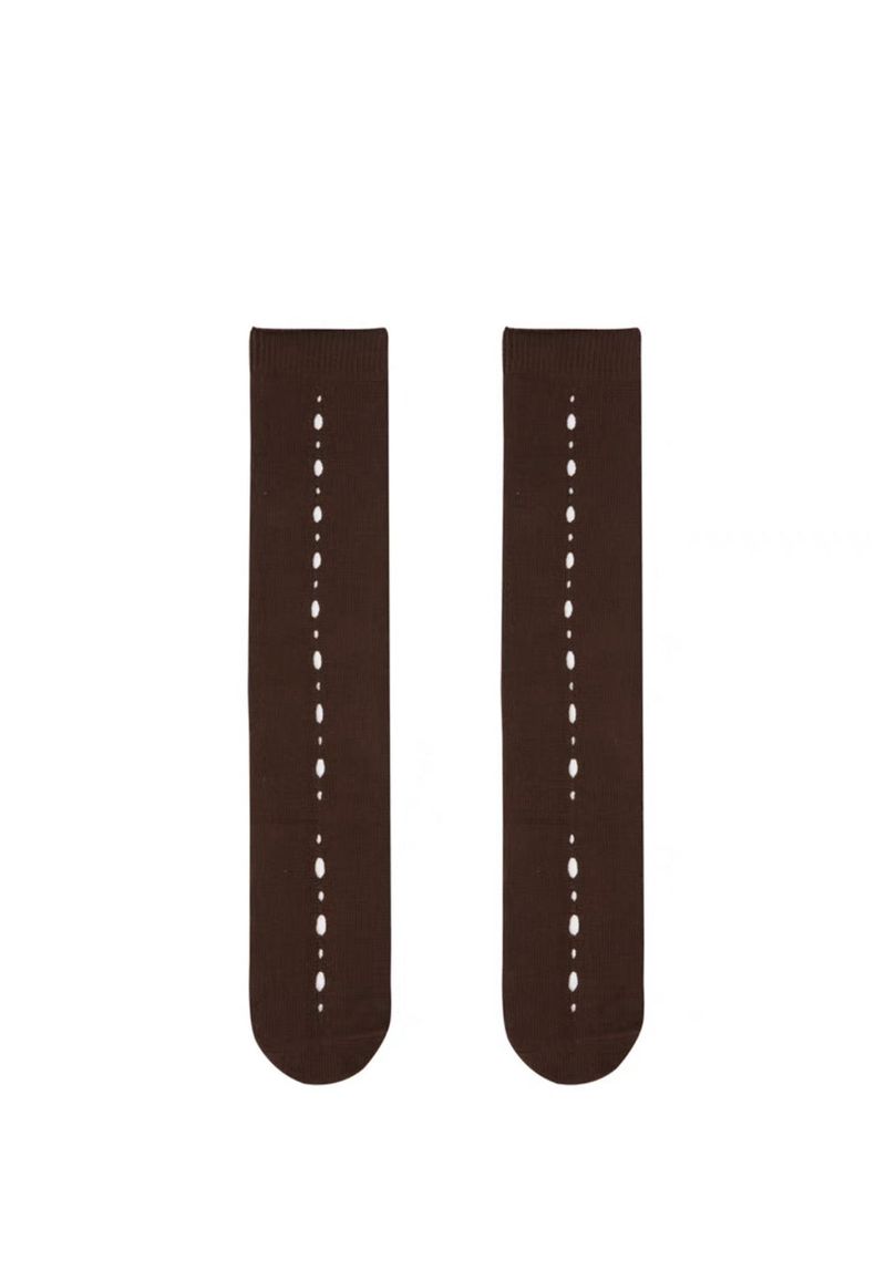 hole knee socks (4 color)