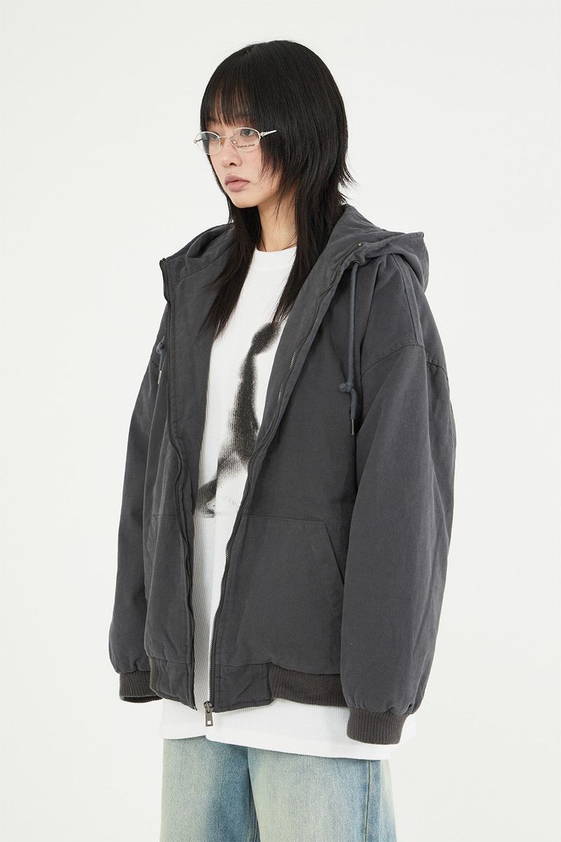 Raucohouse（ラウコハウス）の「Connolly zip-up hood jumper（Jackets/Outerwear）」