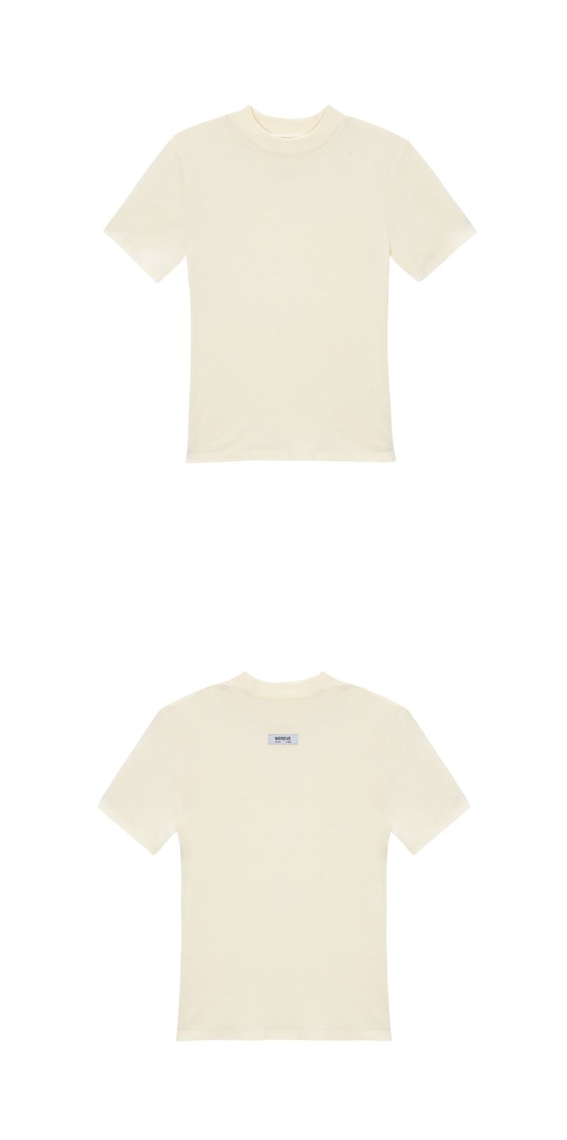 back label slim t-shirt
