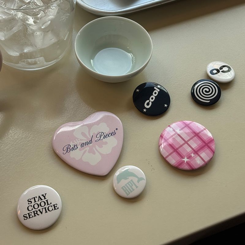 Cooling Club / pin button set 4. hibiscus