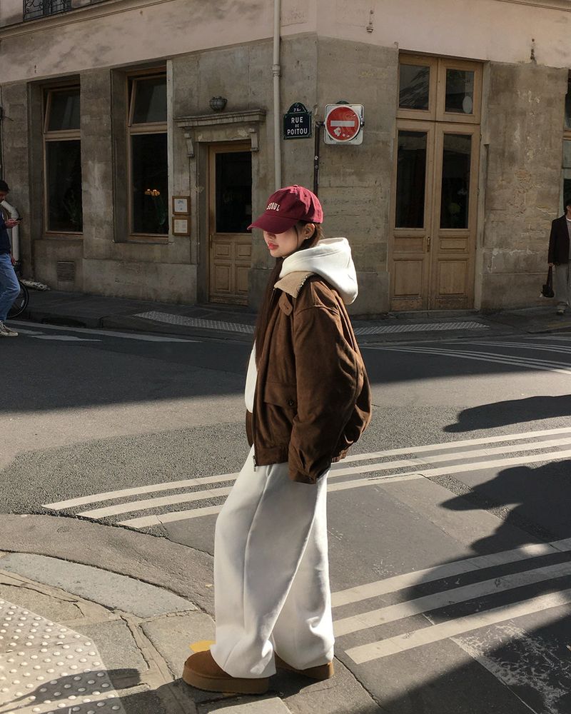[ORIGINAL]Seren Wool Suede Two-Way Jumper
