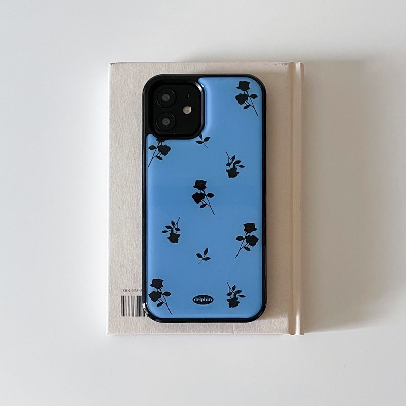 DELPHIN(デルフィン)の「ROSE EPOXY CASE_BLUE(Smartphone Accessories)」
