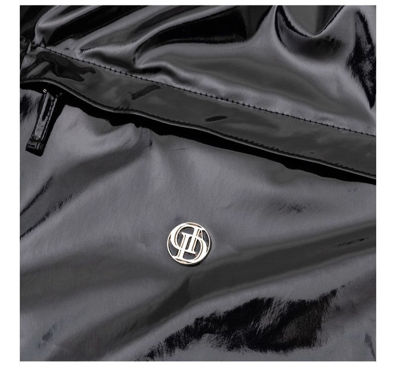GLOSSY STRING BACK PACK_BLACK