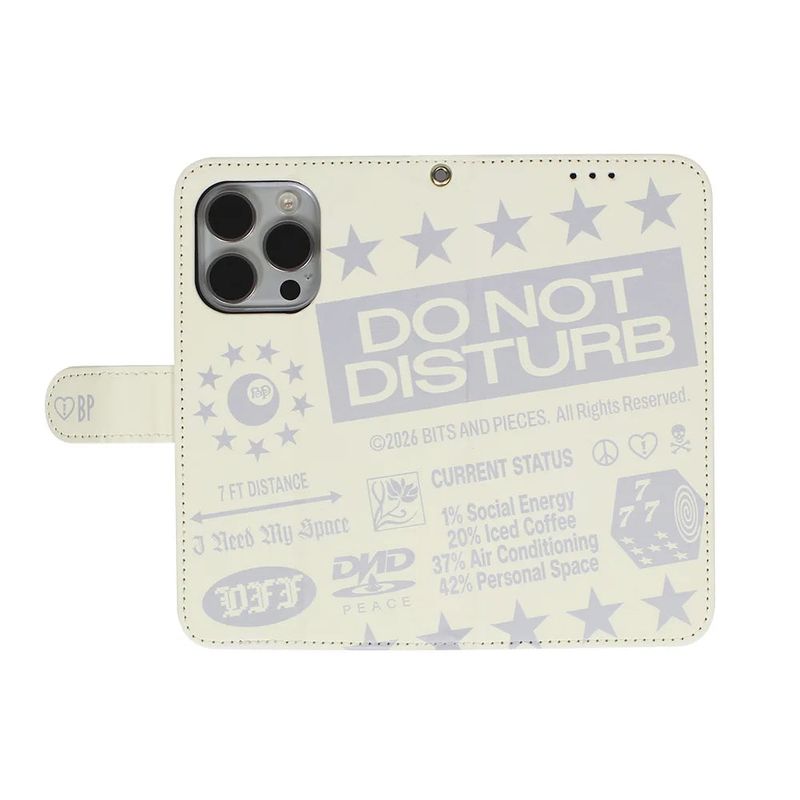 bipi（ビピ）の「DND, アイム イン ピース ダイアリー ケース（スマホグッズ/小物）」