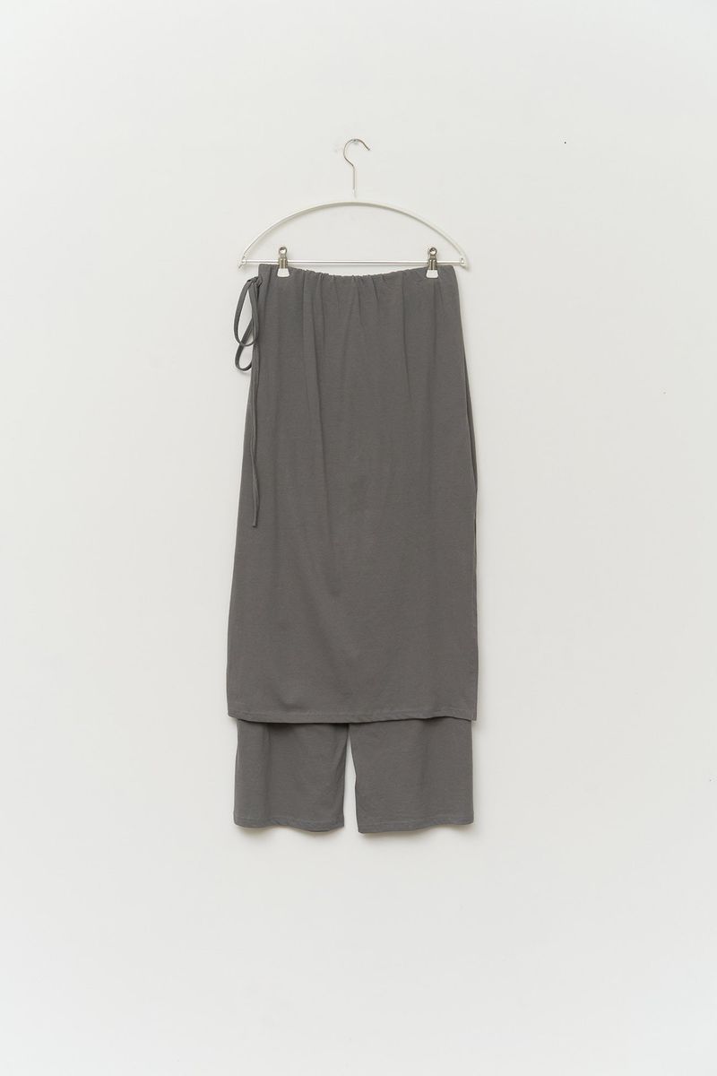 (W) Solan Slit Skirt Pants