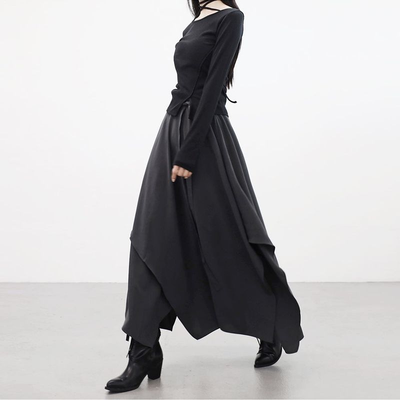Prène Flared Wrap Skirt