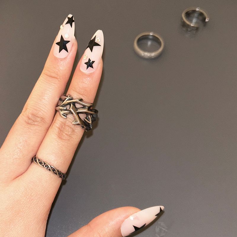 Surgical)Metallic Real Tree Bold Ring