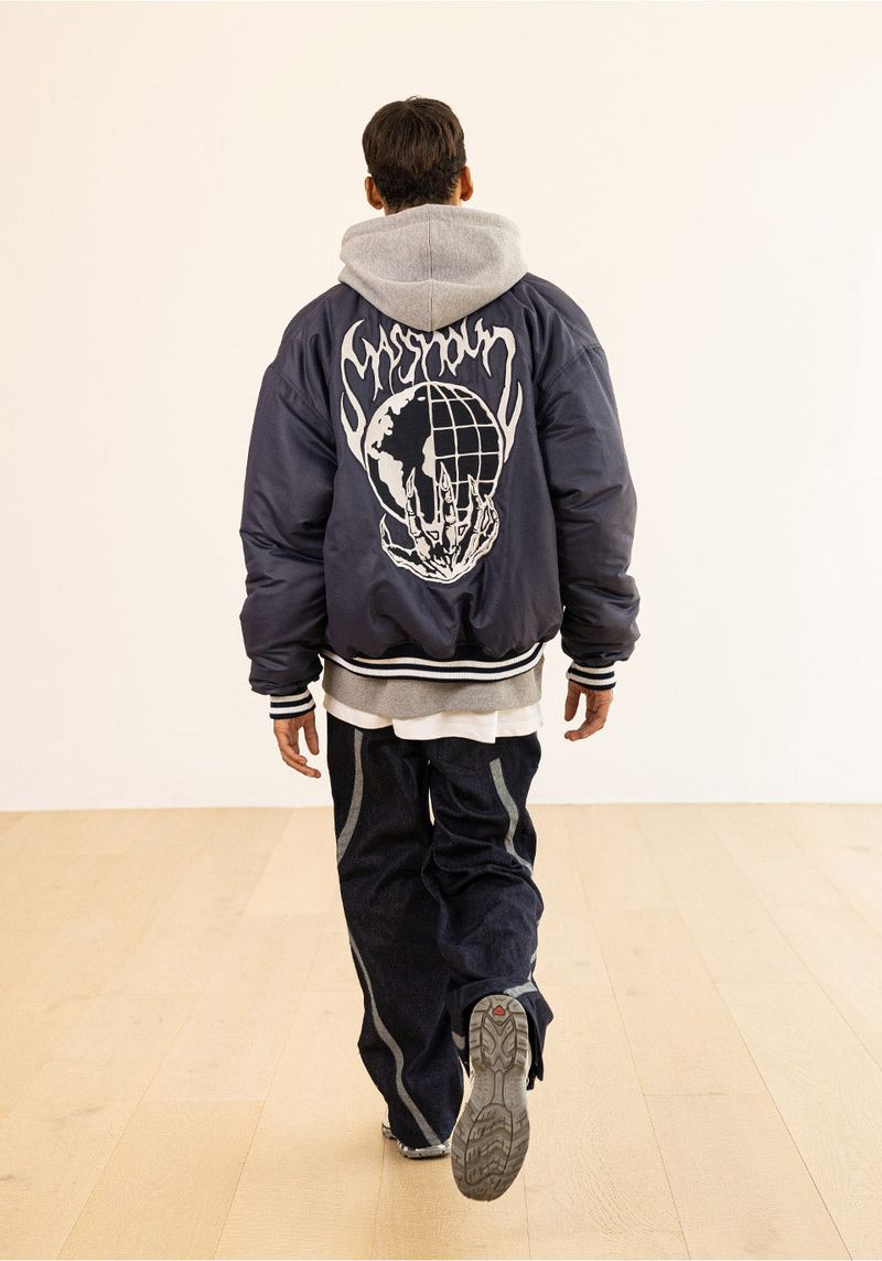 VIRTUAL WORLD 6OZ VARSITY JACKET