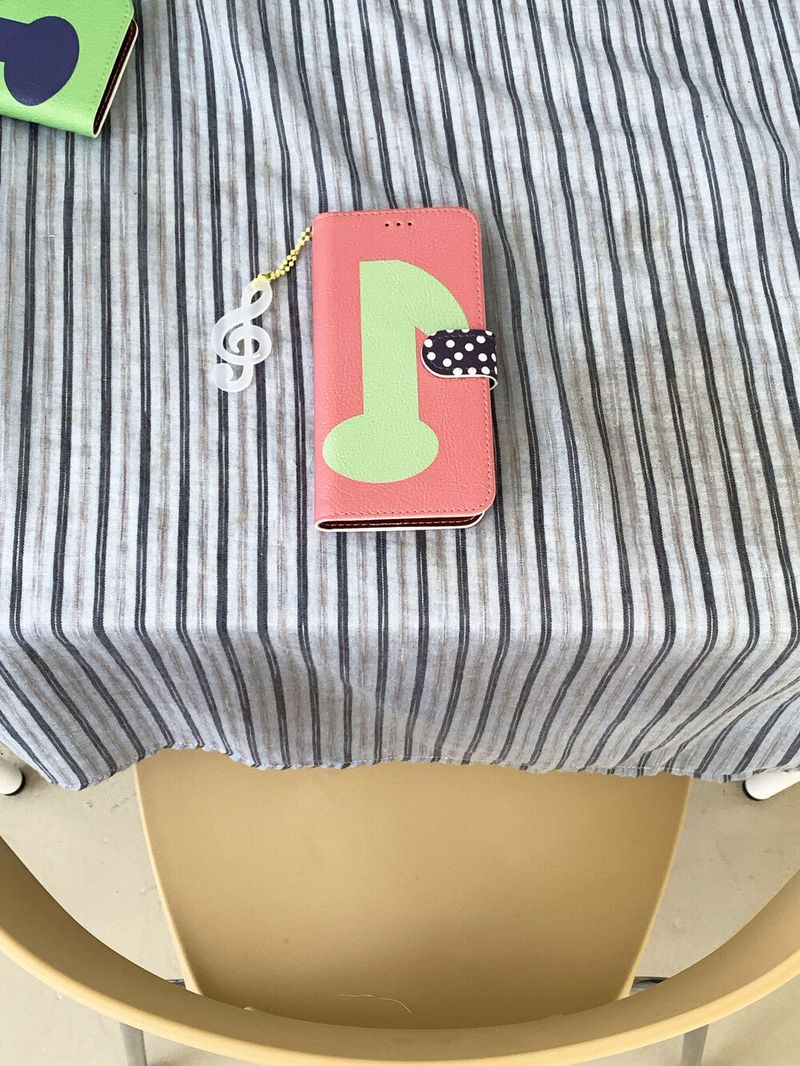 [walletcase] pinkmusicnote