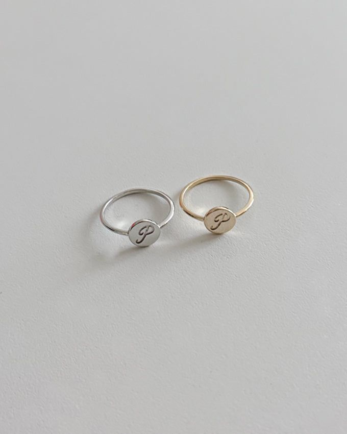 [MADE] SIGNATURE P RING (GOLD)