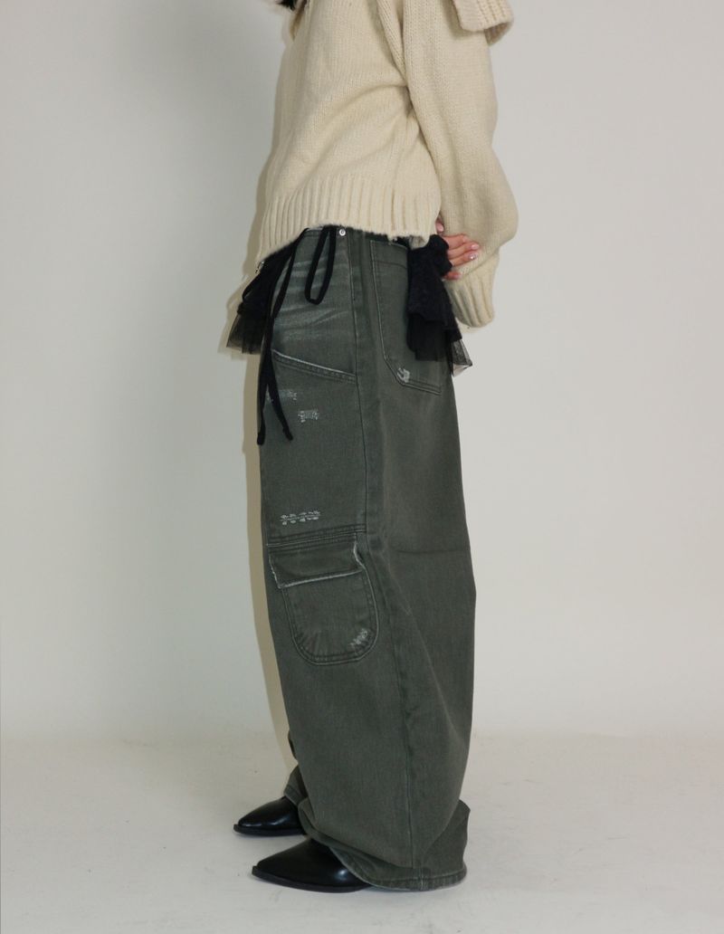 Square Sailor Collar Two-Way Knit Cardigan