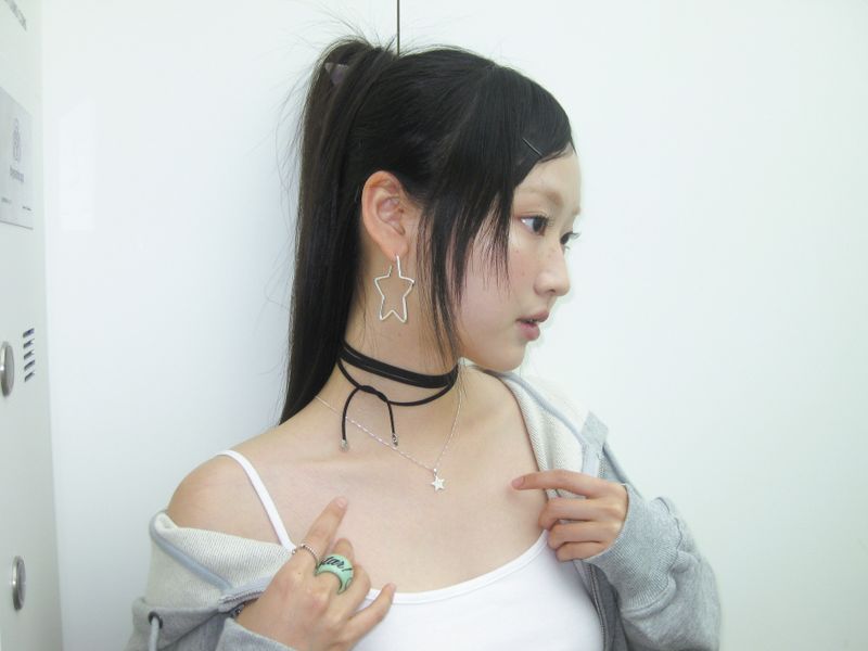 Echo suede necklace