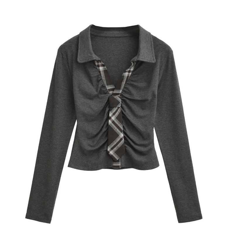 tie shirring shirts