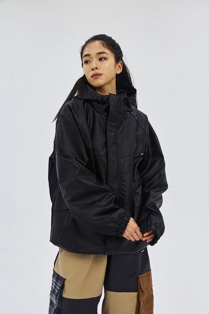 WIDE H HOODED JACKET