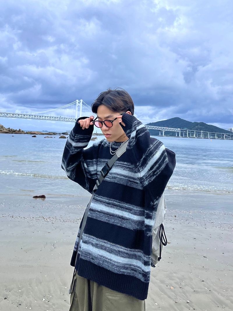 Stripe wave Knitwear