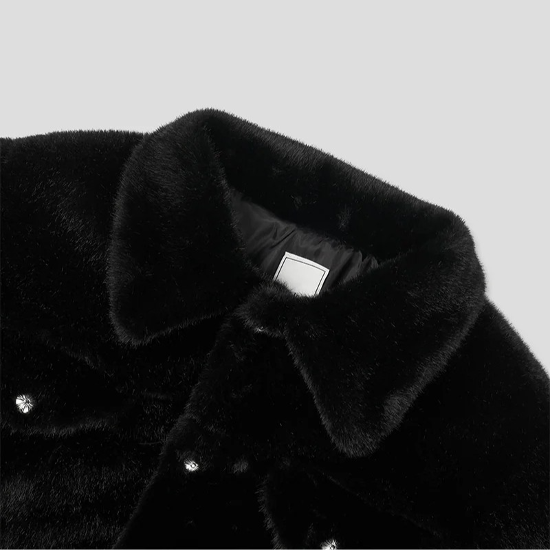[F/W] Mink fur trucker jacket