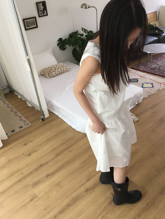 Namo Embroidered Sleeveless Long One Piece