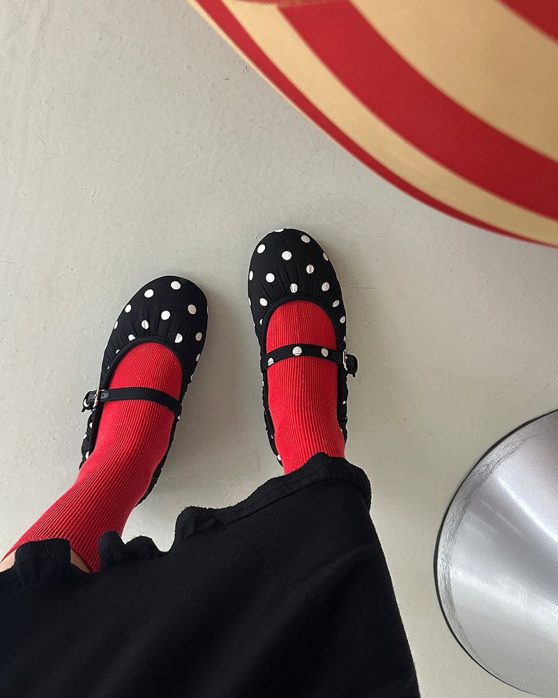 Dot Dot Dot Merry-Jane Flats
