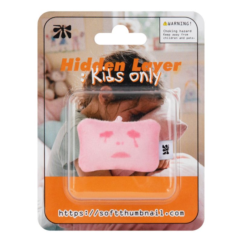 SOFT THUMBNAIL(ソフトサムネイル)の「ティアマーク ピロー_ピンク(トイ/キーホルダー)」