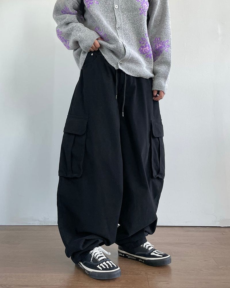 Hype Cargo Cotton Pants 3C
