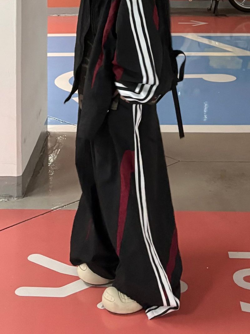 sweep mesh nylon pants