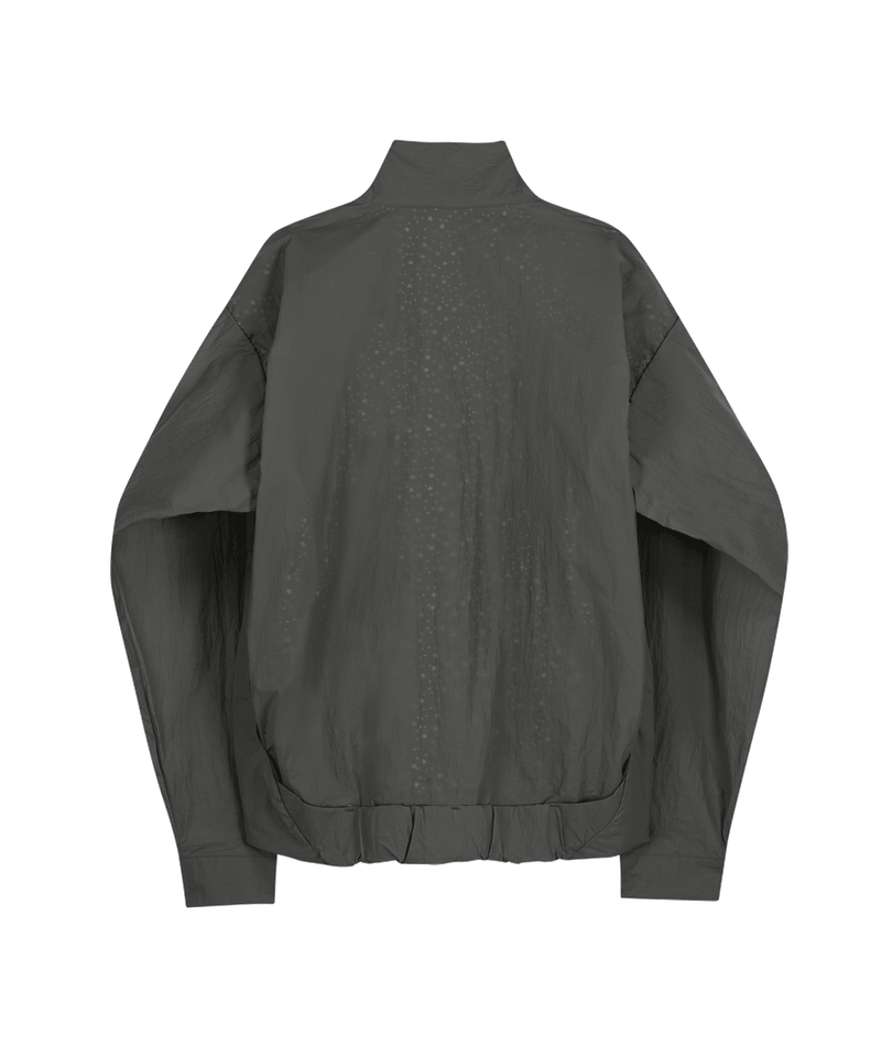 Layered Sheer Blouson / Charcoal